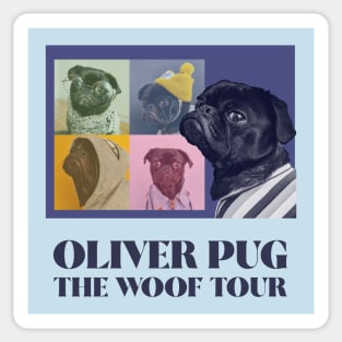 Pug World Tour Sticker